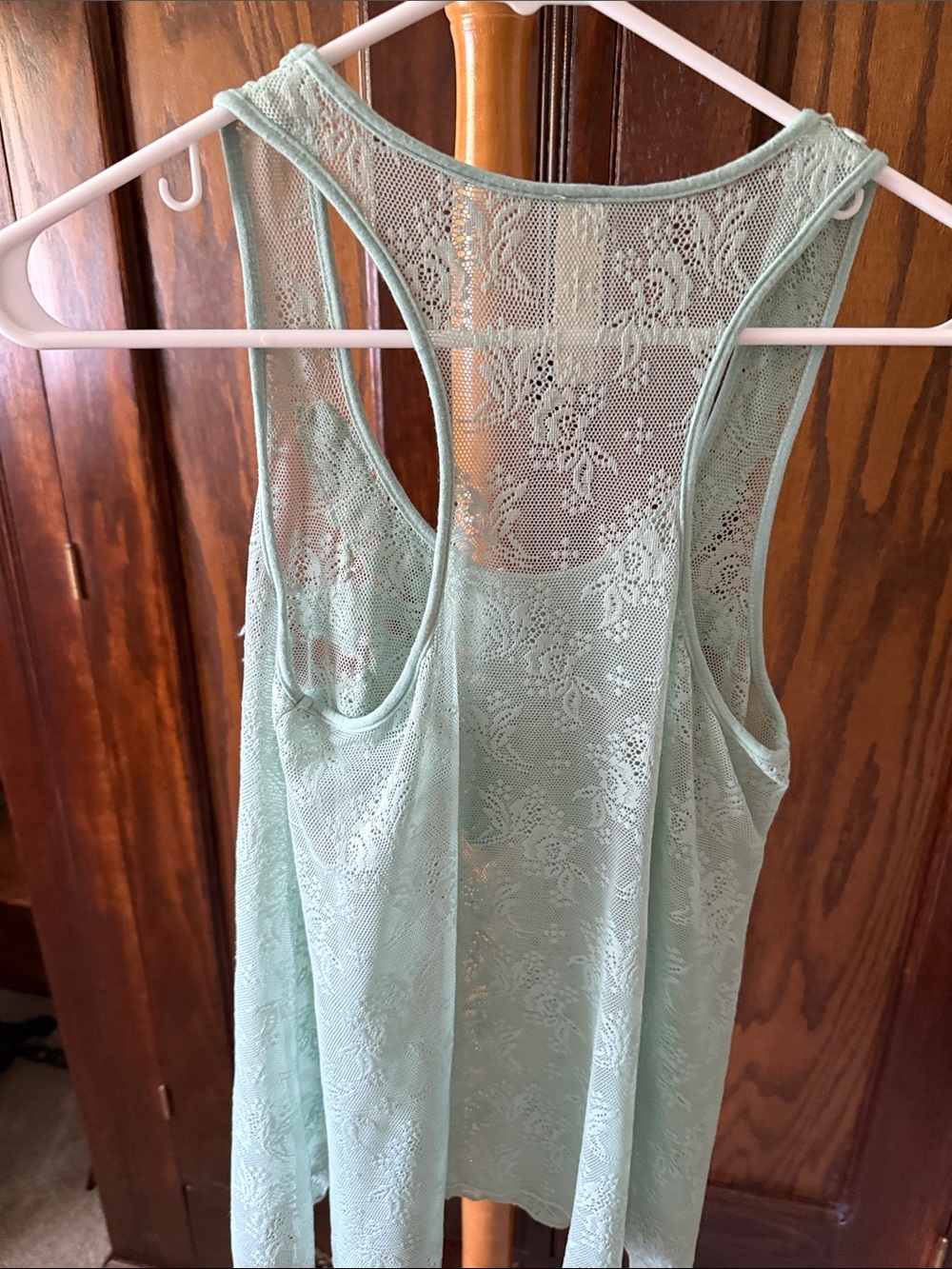Lace Racerback Tank Tops - Picture 5 of 8